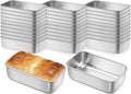Leonyo Non-Toxic 9x5IN Stainless Steel Loaf Pan for Baking Bread,32 Pack | Metal Sandwich Bread Loaf Pans, Bread Pan Tins for Homemade Meatloaf Cakes Brownies Lasagnas, Dishwasher Oven Safe