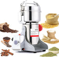 BI-DTOOL Electric Grain Mill Grinder 800g Stainless Steel Pulverizer 36000r/min High-speed Grain Mill 1800W Dry Material Grinding Machine 270° swingable Superfine powder for Home and Commercial