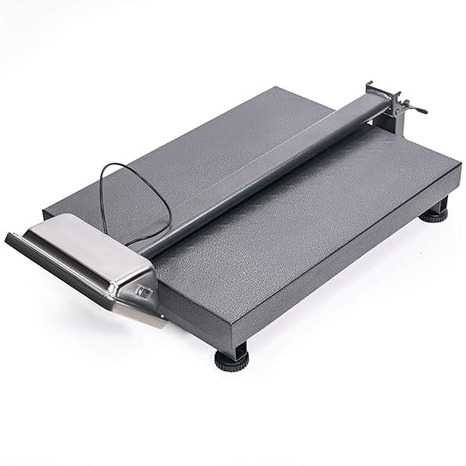 XtremepowerUS 700LB Weight Computing Postal Scale Digital Floor Large Platform Warehouse Shipping LB Price Calculator Luggage Package Shipping Mailing Postal Scale with Accurate LB/KG Foldable