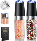 Gravity Electric Salt and Pepper Grinder Set & 5 in 1 Blender and Food Processor Combo