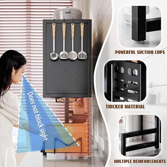 Over Sink Dish Drying Rack 2 Tier Stainless Steel Dish Drainer with Cover and Utensil Holders Large Capacity Space Saving Kitchen Organizer