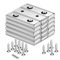 TRYMAG Neodymium Magnets 45Lbs, 40 x 13.5 x 5mm Strong Bar Magnets with Countersunk Hole and Steel Capsule, Heavy Duty Industrial Rare Earth Magnets with Screw for Wall Mounting, Pack of 15