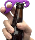 GrabOpener One-handed Bottle Opener in Liquid Purple
