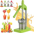 Cast Iron Juicer Hand Press, Manual Juicer Hand Press, Heavy Duty Countertop Lime Citrus Crush Machine for Fresh Lemonade Orange Juice, Easy to Clean, Home and Kitchen