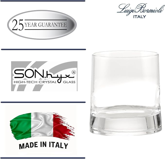 Luigi Bormioli Veronese Double Old-Fashioned Glasses - Clear, Set of 6