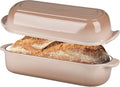 EDGING CASTING Enameled Cast Iron Loaf Pan with Lid, Bread pan, Dutch Oven Bread pan for Homemade Sourdough Bread Baking, 12.5x5.5 inch, 5qt, Mocha