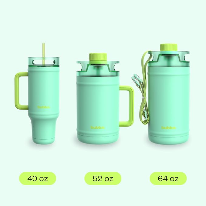 bubba 52 oz Insulated Stainless Steel Water Keg - Large Reusable Water Bottle Drinking Jug - Insulated Keg for Everyday Hydration, Lead-Free and BPA-Free, Tropical Eclipse