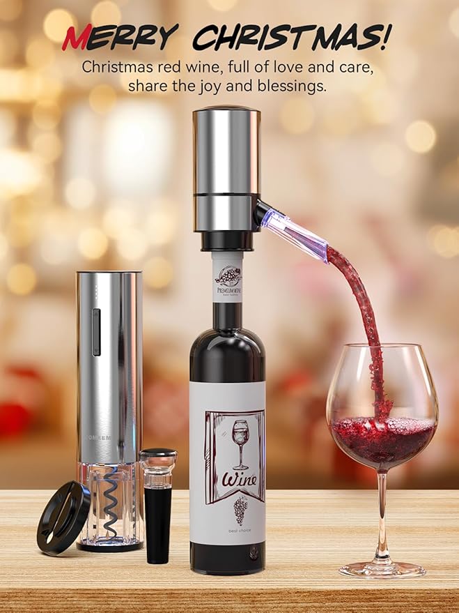 Electric Salt and Pepper Grinder Set & Rechargeable