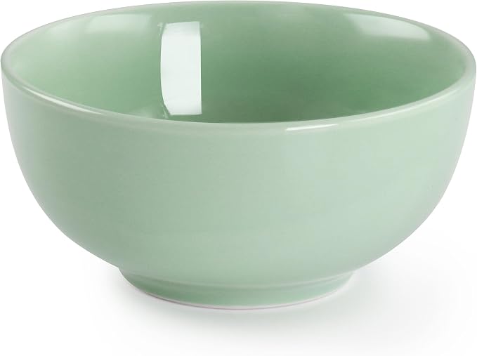 Elama Luna 18 Piece Round Porcelain Dinnerware Set (Mint)