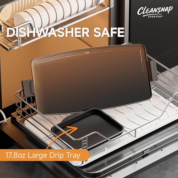 Cleansnap Everyday Electric Griddle,The Ultimate Gift for Family Feasts - 20” Nonstick Grill with Foldable Anti-Mess Shield, Rapid 1700W Heat & PPG Ceramic Coating, Dishwasher Safe, Saga Blue