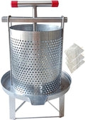 Honey Press Extractor Wax Machine Stainless Steel Honey Press Beeswax Machine Manual Large Bee Honey Presser Fruit Wine Press For Honey Wine Juice Vegetables Olive Oil Making