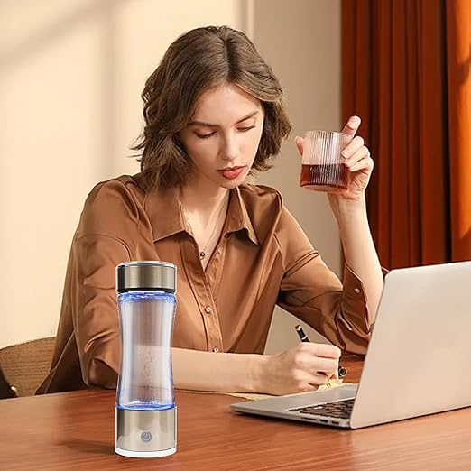 Hydrogen Water Bottle - 1700PPB Hydrogen Water Generator, 12oz Portable Hydro Water Machine, Perfect for Gym,Travel,Office,for Friends,Family