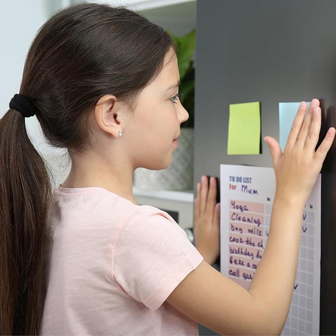 Magnetic Sheets with Adhesive Backing - 30 Pcs 8.5 x 11/20 Pcs 8 x 10 Inch Flexible Magnetic Adhesive Sheets, Adhesive Magnetic Sheets for Dies Storage, Photos, Craft Projects, School, Office