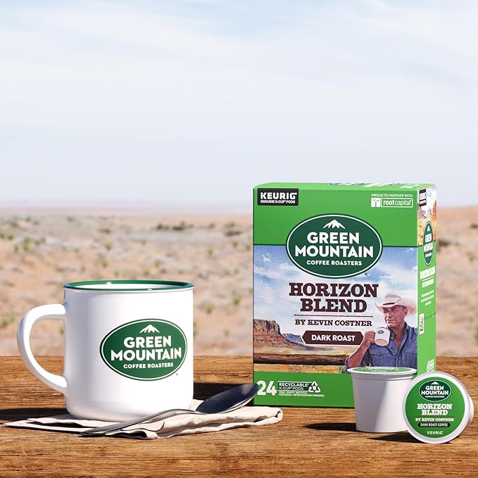 Green Mountain Coffee Roasters® Horizon Blend Coffee by Kevin Costner, Single Serve Keurig® K-Cup® Pod, 96-Count Box