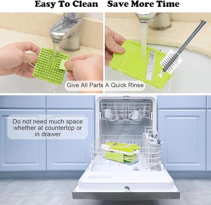 Vegetable Chopper Pro Onion Chopper Dicer Slicer Cutter Manual - Vegetable Spiralizer Mandoline Slicer Food Veggie Kitchen Fruit Chopper Heavy Duty