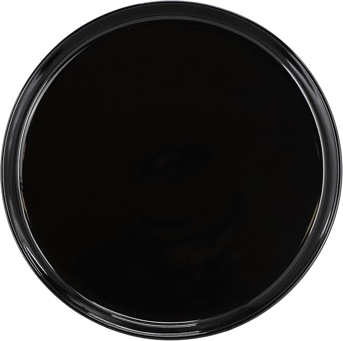Elama Duncan 18 Piece Porcelain Dinnerware/Tableware Set, Service for 6 (Black)