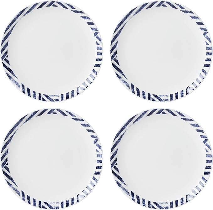 Oneida Harbour Piece Dinnerware Set, 12 Count, White, Back To College, Dorm Essentials