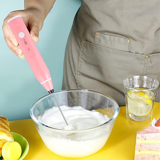 Mini Mixer Handheld Whisk Hand-held Electric Stainless Steel Easy to Clean