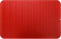 MicoYang Silicone Dish Drying Mat for Multiple Usage,Easy clean,Eco-friendly,Heat-resistant Silicone Mat for Kitchen Counter or Sink,Refrigerator or Drawer Liner Red 3XL 28 inches x 18 inches