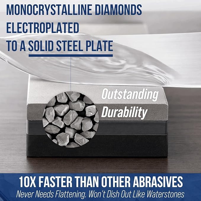 Ultra Sharp II Diamond Sharpening Stone Kit - Coarse/Medium/Extra Fine
