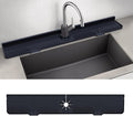 33inch Kitchen Sink Splash Guard Mat,Silicone Material Protects Faucet Handle from Dripping Water,Faucet Mat Splash Catcher,Multipurpose for Kitchen Sink, Bathroom, Sink Sponge Holder