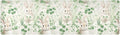 Grey Rabbit Clover Trivet Table Runner Heat Resistant 230F for Hot Dishes Pots Plates Kitchen Dining Table Protector Decorative 39.37 X 11.8 Inch