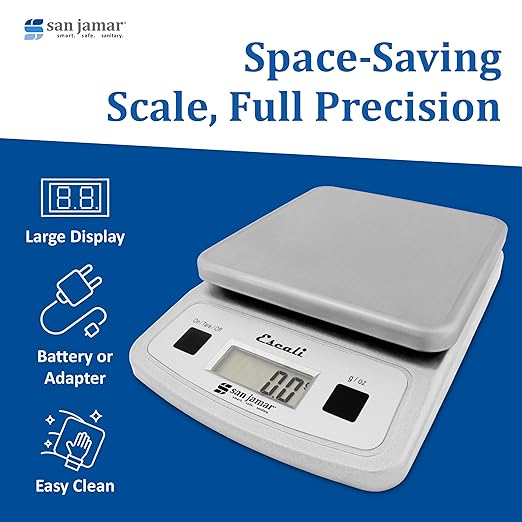 Carlisle FoodService Products SCDG13LP Low-Profile Digital Food/Kitchen Scale, 13lb Capacity