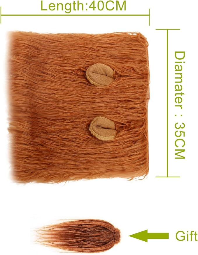 RWM Basting Brush & Dog Lion Mane Constume-Love BBQ, Love Dog