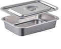 4 Inch Extra Deep Lasagna Baking Pan with Lid, 11x14 Inch 7.4QT Large Stainless Steel Nonstick Lasagna Baking Roasting Pans Casserole Dishes for Oven with Lids(M, 1 Pack)