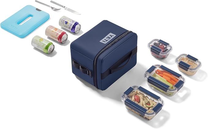 YETI Daytrip 9L Insulated Soft Cooler Lunch Box, Classic Navy