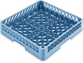 Aurelema Commercial Dishwasher Tray Rack, Commercial Dish Drying Rack, Polypropylene Full Size Flatware Tray for Hotel Canteen Kitchen Restaurant Tableware Plate and Bowl(Peg Dish,Blue,1 Pack)