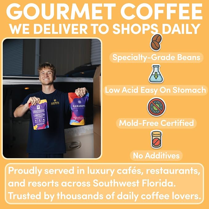 Breakfast Blend Whole Bean Coffee | Medium Roast Whole Bean Coffee Beans | Smooth Low Acid Morning | Specialty Grade | 12 oz