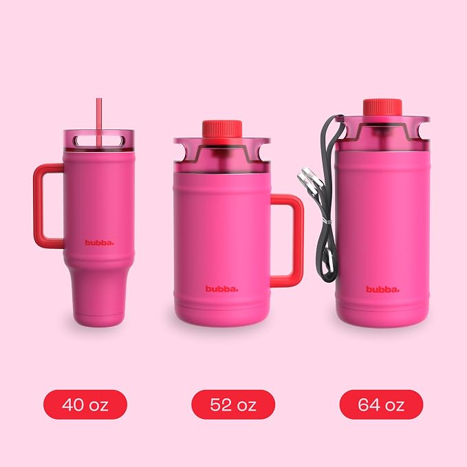 bubba 52 oz Insulated Stainless Steel Water Keg - Large Reusable Water Bottle Drinking Jug - Insulated Keg for Everyday Hydration, Lead-Free and BPA-Free, Flora Aura