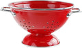 Calypso Basics by Reston Lloyd Powder Coated Enameled Colander, 1 Quart, Red