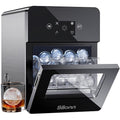 Silonn 2.4″ Sphere Ice Maker, Clear Ice Ball Maker with Slow-Melting, 3 pcs in 40 Mins, 100 pcs/Day, Crystal Sphere & Rapid Sphere Technology, Self-Cleaning Ice Maker Countertop Ideal for Whiskey
