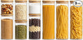 Airtight Glass Storage Containers with Lids Set, 9 Pack Pantry and Pasta Storage Containers 25/37/51/78oz, Square Kitchen Canister Set for Flour Sugar Rice, Cereal Beans Oats Spaghetti Pasta