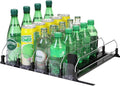 Drink Organizer for Fridge, Soda Can Dispenser for Refrigerator, Automatic Self-Pushing Drink Pusher, Space-Saving Fridge Storage, Holds up to 25-30 Cans, 5 Row