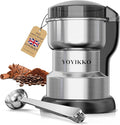 Electric Coffee Grinder 300W, Adjustable Grind, Espresso/Drip/Pour. Coffee Grinder for Coffee, Spices, and Other Foods (silvery-150)