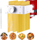 3-in-1 Pasta Attachment for Kitchenaid Stand Mixer, Pasta Roller & Cutter Set with Spaghetti & Fettuccine Cutters, Quick Install Pasta Maker Accessories for Home Chefs & Foodie Gifts