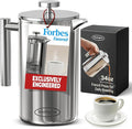SterlingPro Stainless Steel French Press Coffee Maker 1 L (34 oz) Mirror – Double Walled Insulated Large Coffee Press, Durable Design Keeps Drinks Hot, Easy to Use and Clean for Rich Flavor Brewing