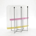 Reusable Bags Drying Rack, Extra Tall for 1 Gallon Zip-Top Reusable Bags, Foldable Stainless Steel Dryer Stand for Silicone & Plastic, Sandwich & Snack, Countertop Organizer, Silver, 1-Pack
