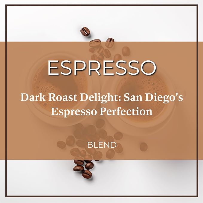 San Diego Coffee Espresso, Dark Roast, Whole Bean Coffee, 5-Pound Bag Café en grano tostado