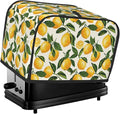 Toaster Cover 2 Slice Lemon Fruit Watercolor Kitchen Small Appliance Covers with Pockets Dust and Fingerprint Protection