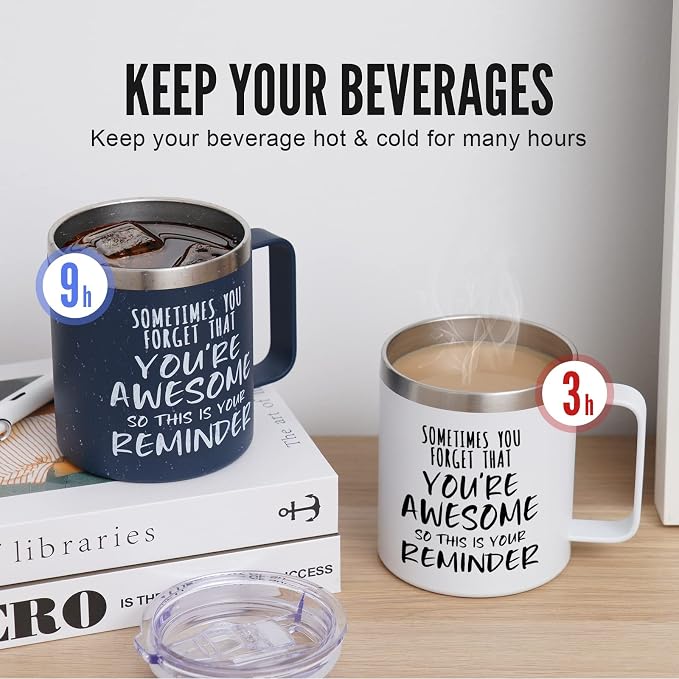 NOWWISH Gifts for Women, Inspirational Gifts, Thank You Appreciation Birthday Gifts for Coworker, Teacher, Mom, Wife, Sister - White