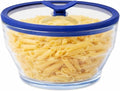 Anyday 8 Cup Glass Microwave Pasta Cooker - BPA Free & Plastic Free Microwave Spaghetti Cooker - Meal Prep & Glass Cookware | Stackable Airtight Nontoxic Storage Container with Vented Lid