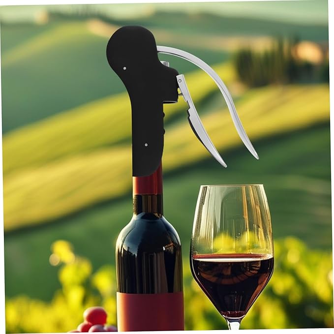 SHOWERORO Corkscrew Wine Opener Lever Pump Manual Handheld Corkscrew for Wine Bottles Easy to Use
