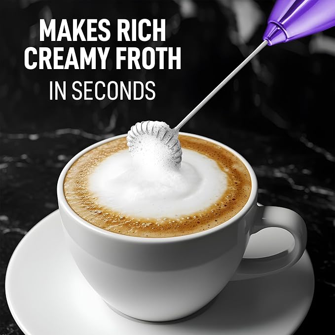 Zulay Kitchen Milk Frother - Thumbnail 4