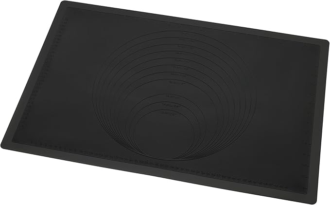 Lurch Germany Flexiform 15.7 x 23.6 Inch Silicone Baking Mat, Black