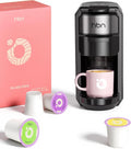 HBN 3-in-1 for Nespresso Capsule & K-Cup Pods & Ground Coffee Multi Coffee Maker + Tea 40-Count Sampler Variety Pack
