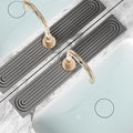 Faucet Mat for Kitchen Sink -Diatomite Stone Drying Mat for Kitchen Counter & Bathroom Sink,Quick-Dry Kitchen Sink Mat-Sink Protector & Splash Guard,Super Absorbent (Gray, 23.6"x4")